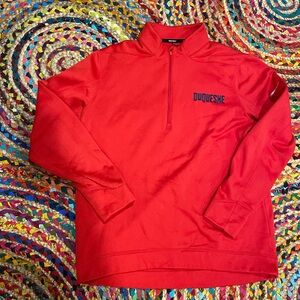 Nike Duquesne Dukes Red Quarter Zip